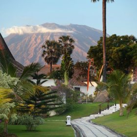 Siddhartha Gardens Pathway Mount Agung